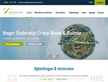 Tablet Screenshot of hbo-bouwenruimte.nl